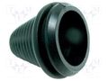 Grommet; stepped; PVC; black; Øcable: 10÷22mm; t: 3mm ESSENTRA SR1709-22