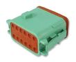 PLUG, DT, GREEN, C KEY, 12WAY DT06-12SC-CE06