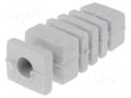 Strain relief; Dim: Ø4mm; L: 23mm; light grey MASZCZYK FI-7