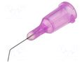 Needle: steel; 0.5"; Size: 30; bent at 45°; 0.15mm; polypropylene FISNAR FIS-30K45