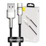 USB cable for USB-C Baseus Cafule, 66W, 0.25m (black), Baseus CAKF000001