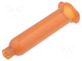 Syringe body; 10ml; amber; Luer Lock; for dispensers; QuantX FISNAR FIS-BARQX-10R-AMB