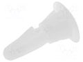Assembly stud; polyamide; L: 4.8mm; snap fastener; Ø2: 6mm; Ø1: 4mm DREMEC FIX-CRLCBSR-4.8