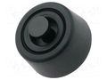 Quick mounting foot; black; polyetylene; A: 8mm; B: 20mm; C: 18mm DREMEC FIX-FR-117