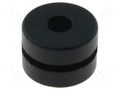 Grommet; Ømount.hole: 8.1mm; Øhole: 3.6mm; rubber; black FIX&FASTEN FIX-GR-38