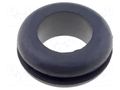 Grommet; Ømount.hole: 13.5mm; Øhole: 10mm; rubber; black FIX&FASTEN FIX-GR-47