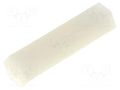 Screwed spacer sleeve; hexagonal; polyamide; M2; L: 17mm FIX&FASTEN FIX-HP2-17