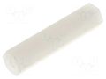 Screwed spacer sleeve; hexagonal; polyamide; M2; L: 20mm FIX&FASTEN FIX-HP2-20