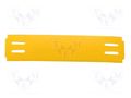 Identification tags; 15mm; 65mm; yellow; -40÷90°C HELLERMANNTYTON TIPTAG-HF-15X65-Y