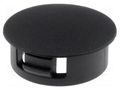 Stopper; H: 6.2mm; Wall thick: 2.2mm; black; polyamide; UL94V-2 FIX&FASTEN FIX-M13.5