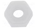 Nut; hexagonal; M2; polyamide; H: 1.4mm; 4mm FIX&FASTEN FIX-M2