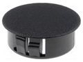 Stopper; H: 11mm; Flange dia: 28.4mm; Wall thick: 3.3mm; black FIX&FASTEN FIX-M25