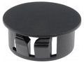 Stopper; H: 13.1mm; Flange dia: 32mm; Wall thick: 3.3mm; black FIX&FASTEN FIX-M28