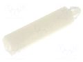 PCB distance; polyamide; L: 22mm; natural; Spanner: 5.5mm FIX&FASTEN FIX-MAE-22TV