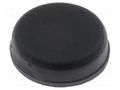 Self-adhesive foot; black; rubber; A: 13mm; B: 12.2mm; C: 4.5mm FIX&FASTEN FIX-RF-012