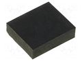 Self-adhesive foot; H: 2mm; black; rubber; W: 7mm; L: 6mm FIX&FASTEN FIX-SF-070620