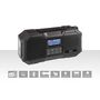 DABMAN OR 1 Robust DAB+ / FM / Bluetooth Outdoor Radio / Crank Radio Black 22-105-00 4024035221052