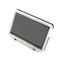 Capacitive touch screen IPS LCD, 7" (C) 1024x600px HDMI + USB Rev 4.1 for Raspberry Pi + case black and white - Waveshare 11303 WSR-05337 5904422371340