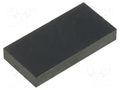 Self-adhesive foot; H: 3mm; black; rubber; W: 18mm; L: 9mm FIX&FASTEN FIX-SF-180930