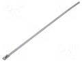 Cable tie; L: 200mm; W: 4.5mm; stainless steel; steel; Ømax: 50mm FIX&FASTEN FIX-STB-200S