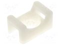 Holder; screw; polyamide; natural; Tie width: 5.6mm; Ht: 7.2mm FIX&FASTEN FIX-TM-2S6
