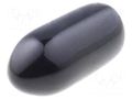 Cap; Body: black; Øint: 2.6mm; PVC Soft; L: 7mm; Wall thick: 0.8mm FIX&FASTEN FIX-VCP02607-BK