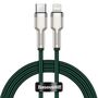 USB-C cable for Lightning Baseus Cafule, PD, 20W, 1m (green), Baseus CATLJK-A06