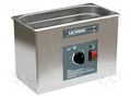 Ultrasonic washer; 270x120x70mm; 40kHz; 50÷55°C; 230VAC; 2.5l ULTRON U-504