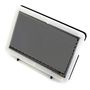 Case for Raspberry Pi LCD HDMI screen TFT 7" - black and white - Waveshare 11301 WSR-05843 5904422371654