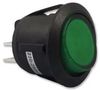 SWITCH, ROCKER, SPST, GREEN ILL R13244BNAB