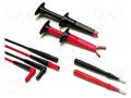 Test leads; Wire insul.mat: silicone; red and black FLUKE FLK-TL223