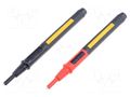 Measuring tip; 10A; 1kV; red and black; Socket size: 4mm FLUKE FLK-TP175E