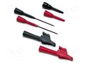 Kit of test probes; 3A; 300V; red and black FLUKE FLK-TP920