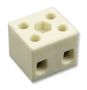 TERMINAL BLOCK, PWR DIST., 2POS, CERAMIC DESTB-0402