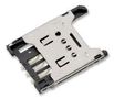 CONNECTOR, MINI SIM, HINGED, 6WAY 693012040811