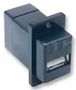 ADAPTOR, USB A RECPT, USB B RECPT, 4WAY ECF504B-UAB