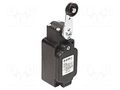 Limit switch; lever R 49mm, plastic roller Ø20mm; NO + NC; 10A PIZZATO ELETTRICA FP552