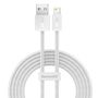 Baseus Dynamic cable USB to Lightning, 2.4A, 2m (White), Baseus CALD000502