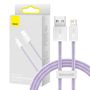 Baseus Dynamic cable USB to Lightning, 2.4A, 1m (purple), Baseus CALD000405