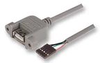 COMPUTER CABLE, USB. GREY, 1M UPMA5-1M