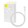 Cable USB-C to USB-C Baseus, 100W, 1m (white), Baseus CALD000202