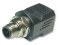 ADAPTOR, M12 PLUG TO RJ45, VERTICAL RJS-12D04FM-LS8001