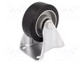 Transport wheel; Ø: 100mm; W: 40mm; H: 128mm; rigid; 180kg COLSON FTAB-1002-6150