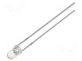 LED; yellow; 3mm; 5500÷9000mcd; 15°; Front: convex; No.of term: 2 WENRUN LUY30243