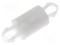 PCB distance; polyamide; L: 6mm; latch/latch; natural; UL94V-2 FIX&FASTEN FIX-MADA-6