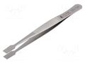 Tweezers; 120mm; Blade tip shape: flat IDEAL-TEK IDL-34A.SA