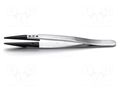 Tweezers; strong construction,replaceable tips; Blades: narrow IDEAL-TEK IDL-249CFR.SA