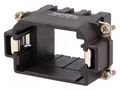 Frame for modules; male; size E10; C146,heavy|mate M; Modules: 3 AMPHENOL C146-P10001-G8