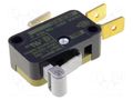 Microswitch SNAP ACTION; 10A/250VAC; with lever (with roller) SAIA-BURGESS XGC2-88-S20Z1
