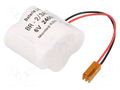 Battery: lithium; 6V; 2400mAh; non-rechargeable; 45.7x35.1x33.8mm BTO BR-2/3AGCT4A